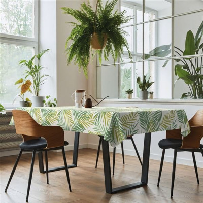 NAPPE RONDE SANS PVC RAIN FOREST 140CM