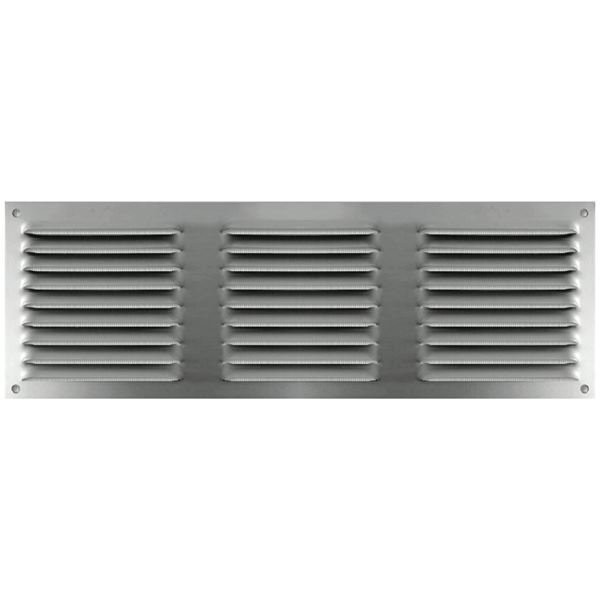 AUTOGYRE - Grille alu anodisé à persienne en applique 150x300mm