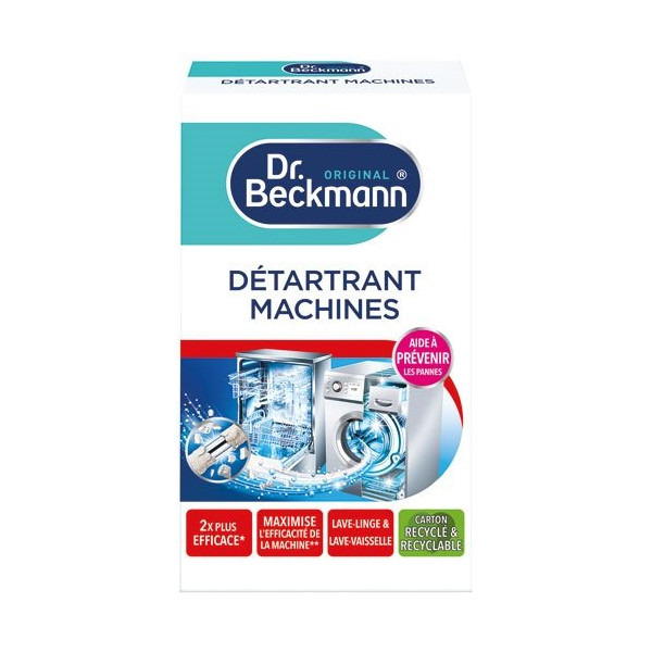 DR BECKMANN - Detartrant machines a laver et lave vaisselle 2x50 gr