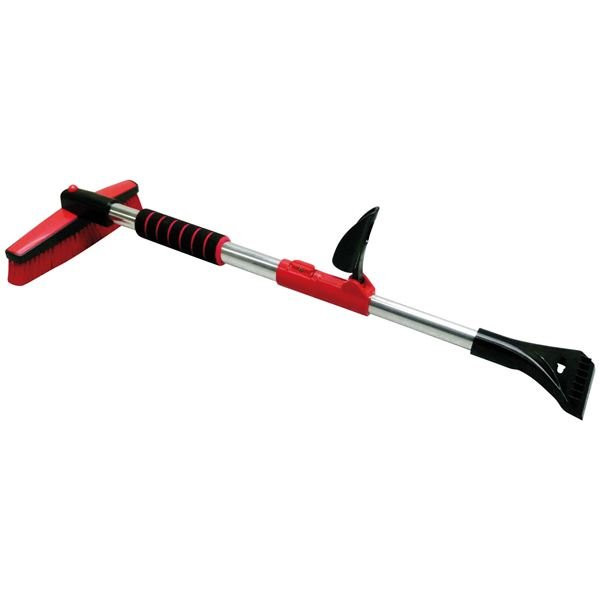 SUPERCLEAN - Balayette-raclette neige manche télescopique 78-118 cm