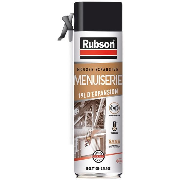 RUBSON - Mousse expansive menuiserie 19l rubson 500ml