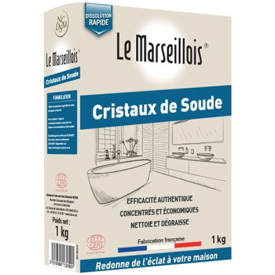 LESSIVE CRISTAUX DE SOUDE 1.25KG (Vendu par 1)