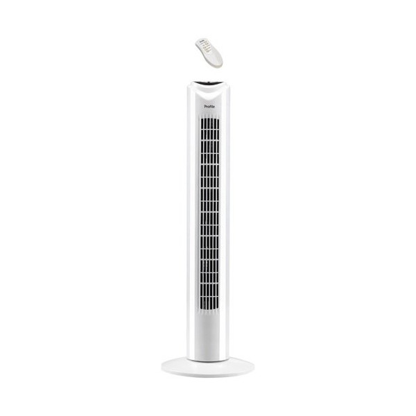 PROFILE  - Ventilateur colonne 45w 80cm + timer+ télécommande 3 vitess