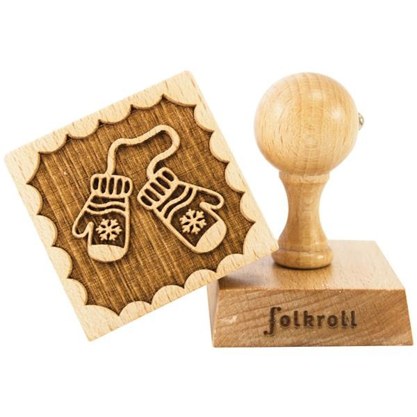 PATISSE - Tampon à biscuits carré - Motif Moufles