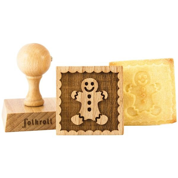 PATISSE - Tampon à biscuits carré - Motif Gingerman