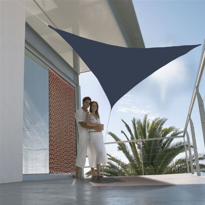 VOILE OMBRAGE TRIANG.3M GRIS BLEUTE