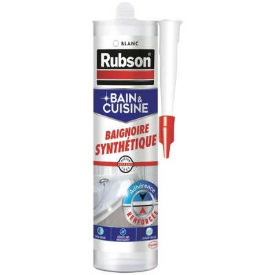 RUBSON MASTIC BAIN CUISINE BLANC 280ML (Vendu par 1)