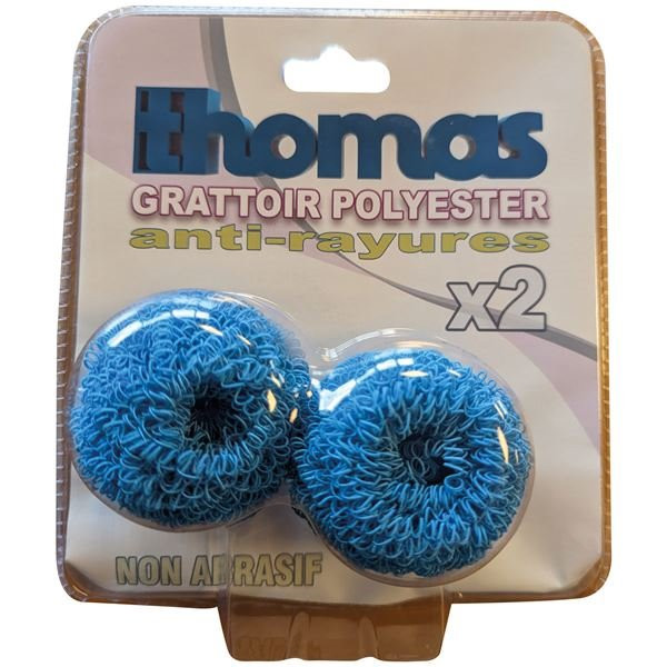THOMAS - Boules grattoir vaisselle anti rayure Set de 2