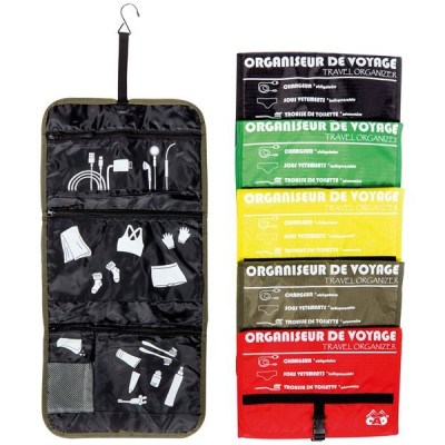 ORGANISEUR DE VOYAGE COLORIS ASSORTIS