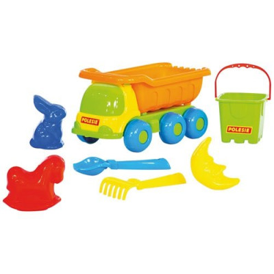 Camion benne 29x15.1x14.4cm avec accessoires