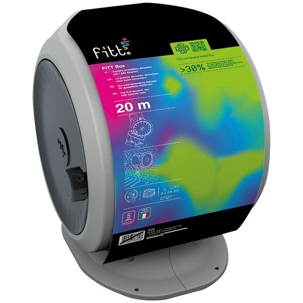 FITT - Dévidoir Freel avec tuyau force grey d12.5mm x 20m