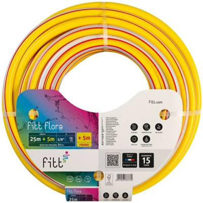 TUYAU FLORA JAUNE D.15MM 25M+5M G