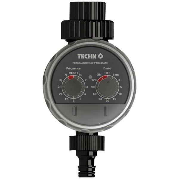 TECHN - Programmateur d'arrosage 1 voie avec électrovanne à bille