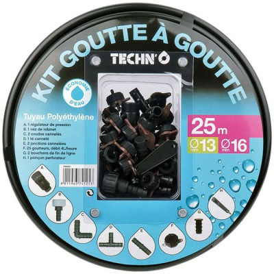 KIT GOUTTE A GOUTTE D.13X16MM 25M