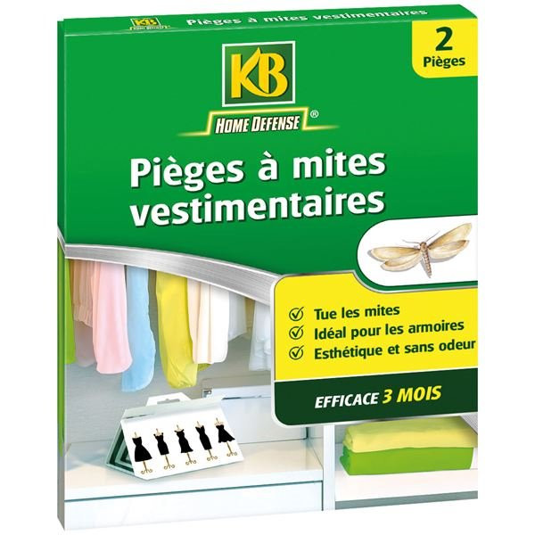 KB HOME DEFENSE - Piège à mites vestimentaires x2