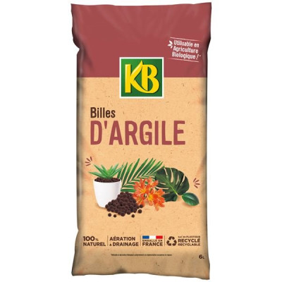 BILLES D'ARGILE 6L        /NC (Vendu par 1)