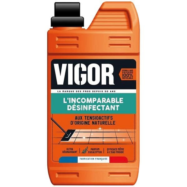 VIGOR - Vigor désinfectant 1l aux actifs d'origine végétale.