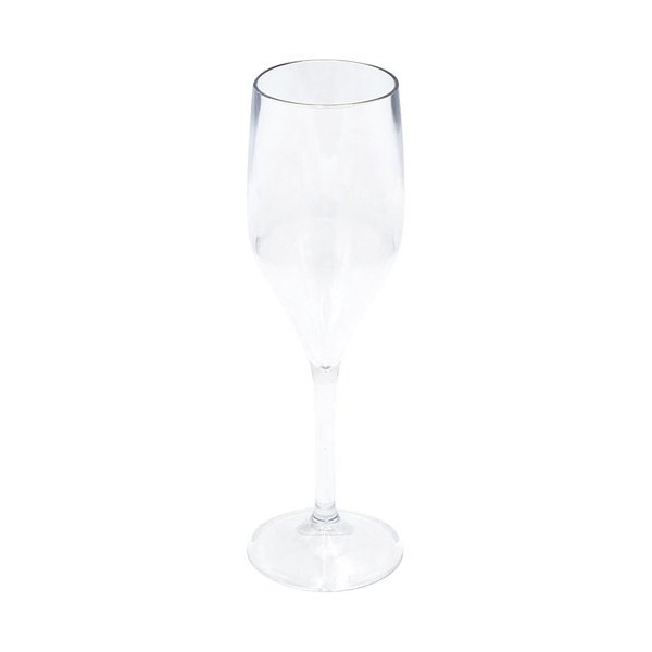 CIRCUL R - Flute à champagne transparente 15cl x6