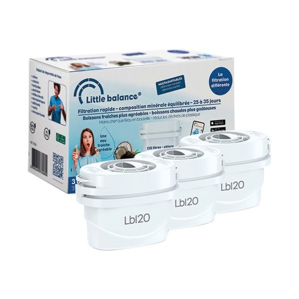 LITTLE BALANCE - Pack 3 cartouches filtrantes