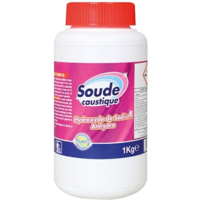 Soude Caustique Hydroxyde de Sodium Anhydre 1kg