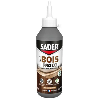 Sader Colle Bois Pro D3 biberon de 250gr