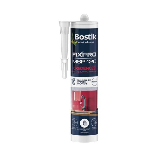 BOSTIK - Mastic fixpro msp120 credences 290ml