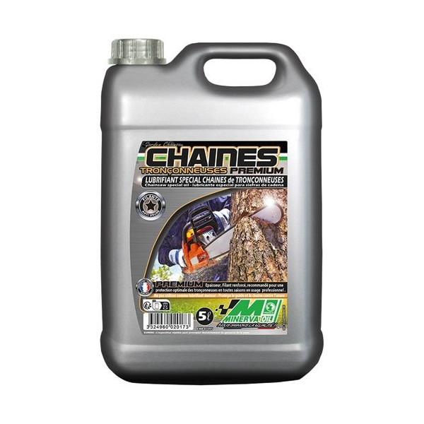 MINERVA OIL - Huile de chaîne tronçonneuse premium 5 litres