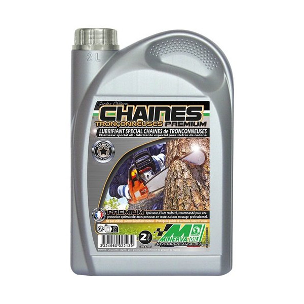 MINERVA OIL - Huile de chaîne tronçonneuse premium 2 litres