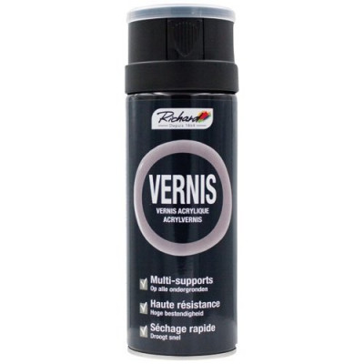 Aérosol 400ml vernis acrylique multi-supports brillant