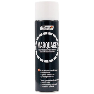 Aérosol 500ml marquage sols blanc