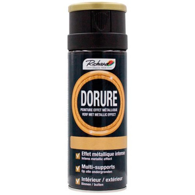 Aérosol 400ml dorure or pale