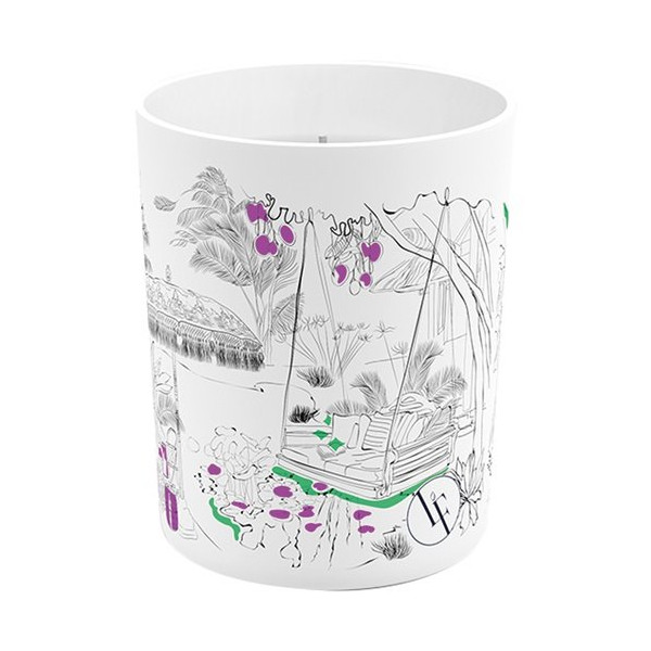LA FRANCAISE - Bougie parfumée 180 g Jardin Exotique - Jardins Parfumés