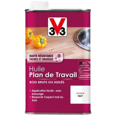 Huile plan de travail incolore 0.5l