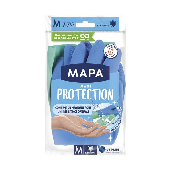 MAPA - Gants maxi protection latex et neoprene taille m