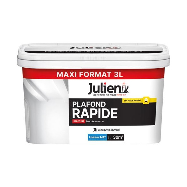 JULIEN - Plafond rapide mat blanc maxi format 3l