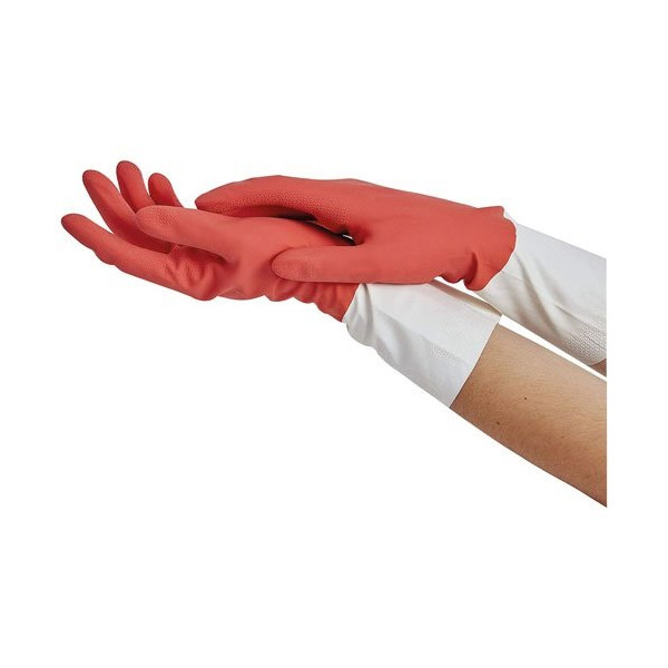 MAPA - Gants l'essentiel latex naturel bicolore x 2paires taille L