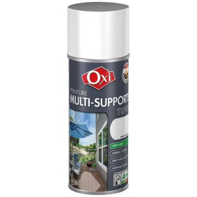 Peinture top 3 multi supports satin 400ml jaune sécurité