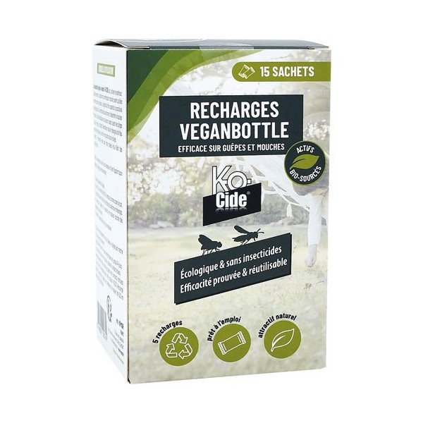 KOCIDE - Kocide recharge piège volants Veganbottle x 5