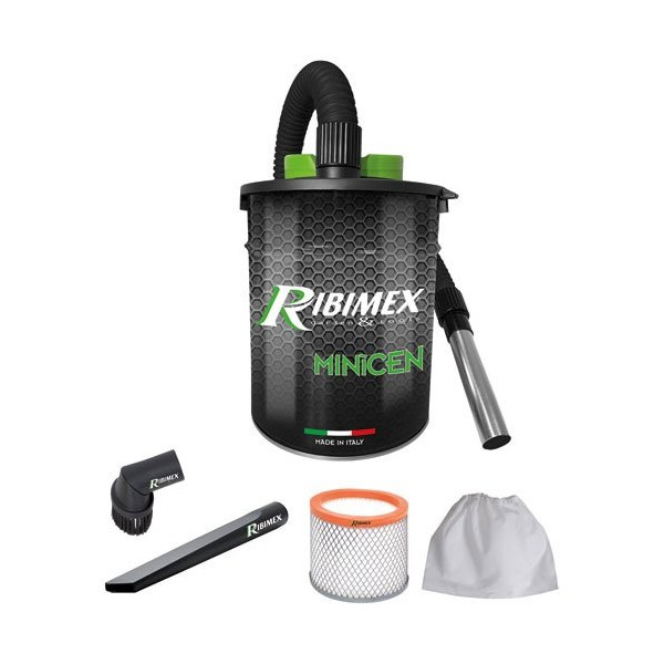 RIBIMEX - Aspirateur cendres minicen 10l 800W spécial pellet