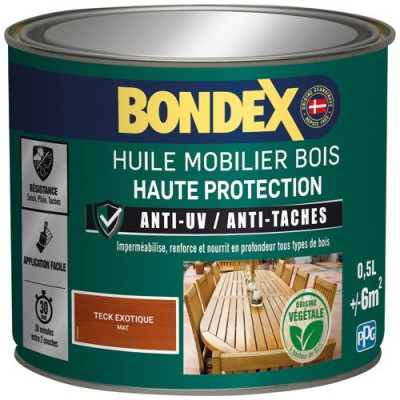 Bondex huile mobilier 0.5l teck