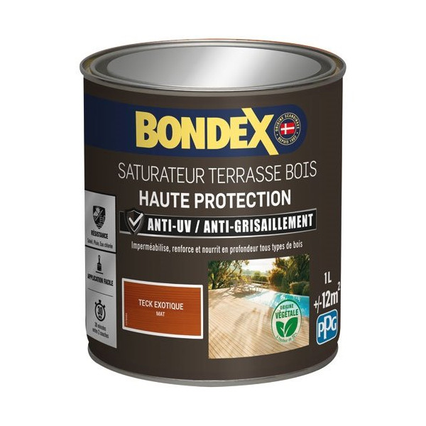 BONDEX - Bondex saturateur 1l teck