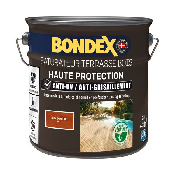 BONDEX - Bondex saturateur 2.5l teck