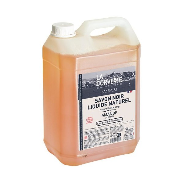 LA CORVETTE - Savon noir 5l amande ecocert