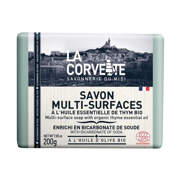 LA CORVETTE - Savon multisurfaces 200g thym ecocert
