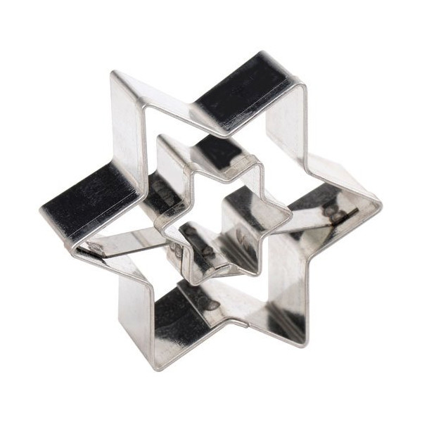 PATISSE - Découpoir Étoile double 5 cm Inox