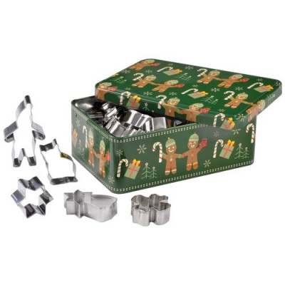 Boîte métal 25 emporte-pièces - Biscuits