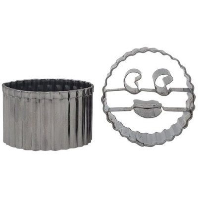 SEt 2 découpoirs Petits Smiley 4 cm