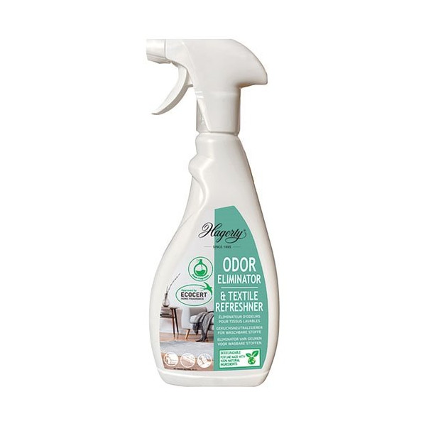 HAGERTY - Eliminateur d'odeurs et rafraîchisseur textile 500 ml