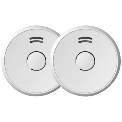 Détecteur de Fumée Optique 9V Lot de 2