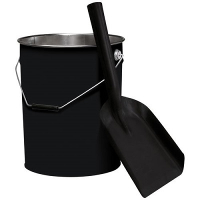 Seau + pelle noir